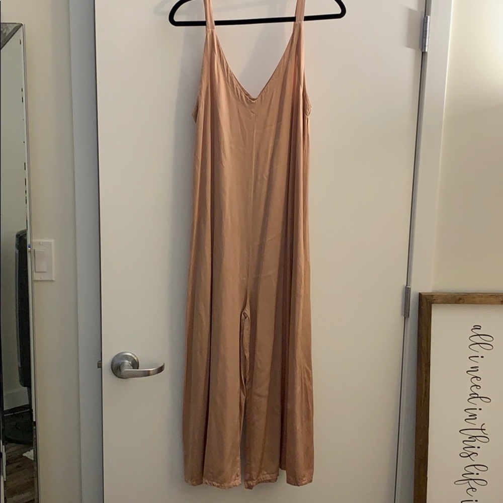 Anthro blush jumpsuit